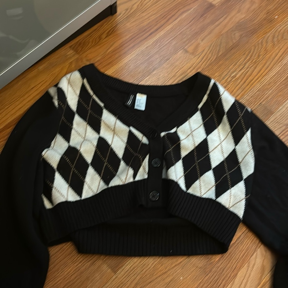 cropped cardigan